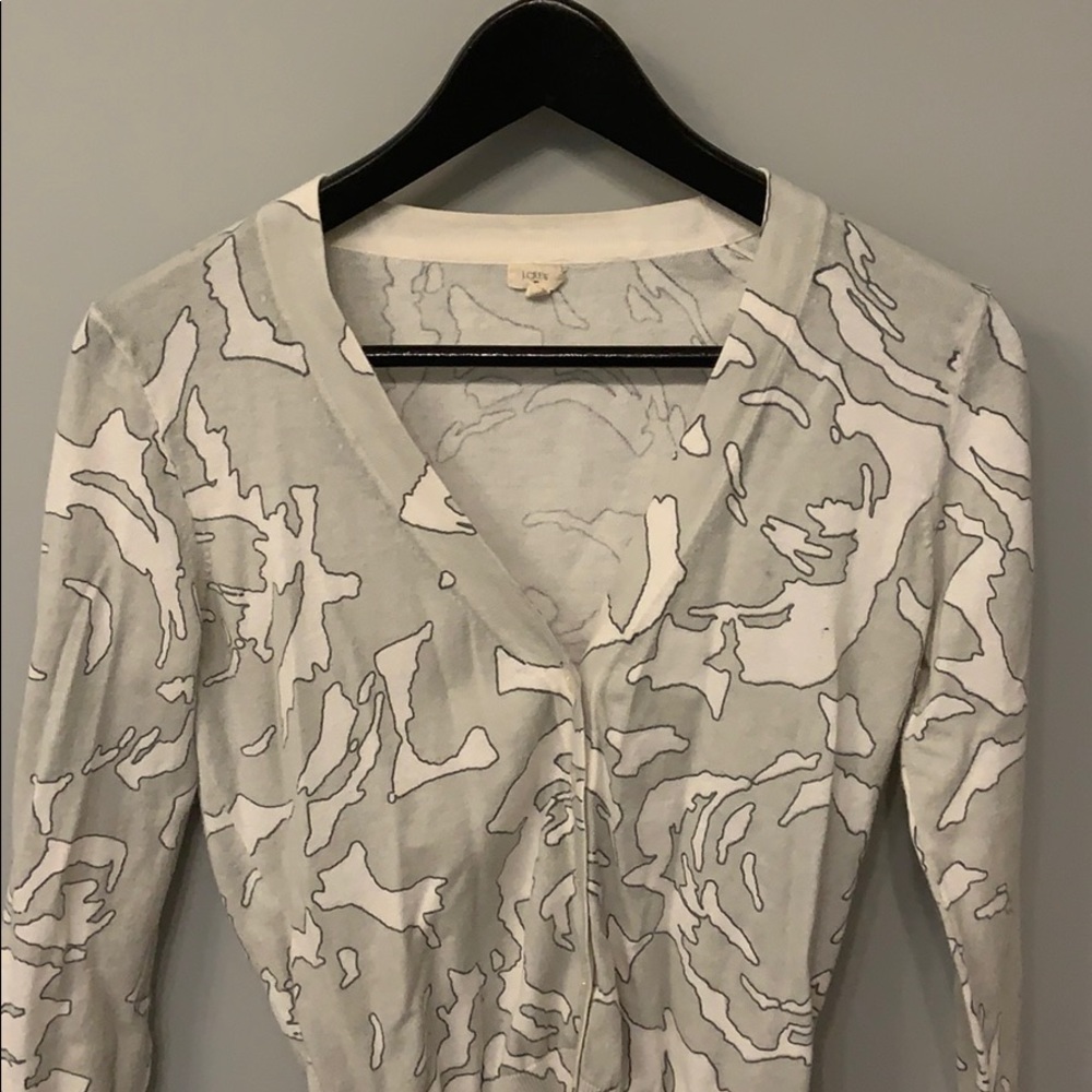 Jcrew button up sweater